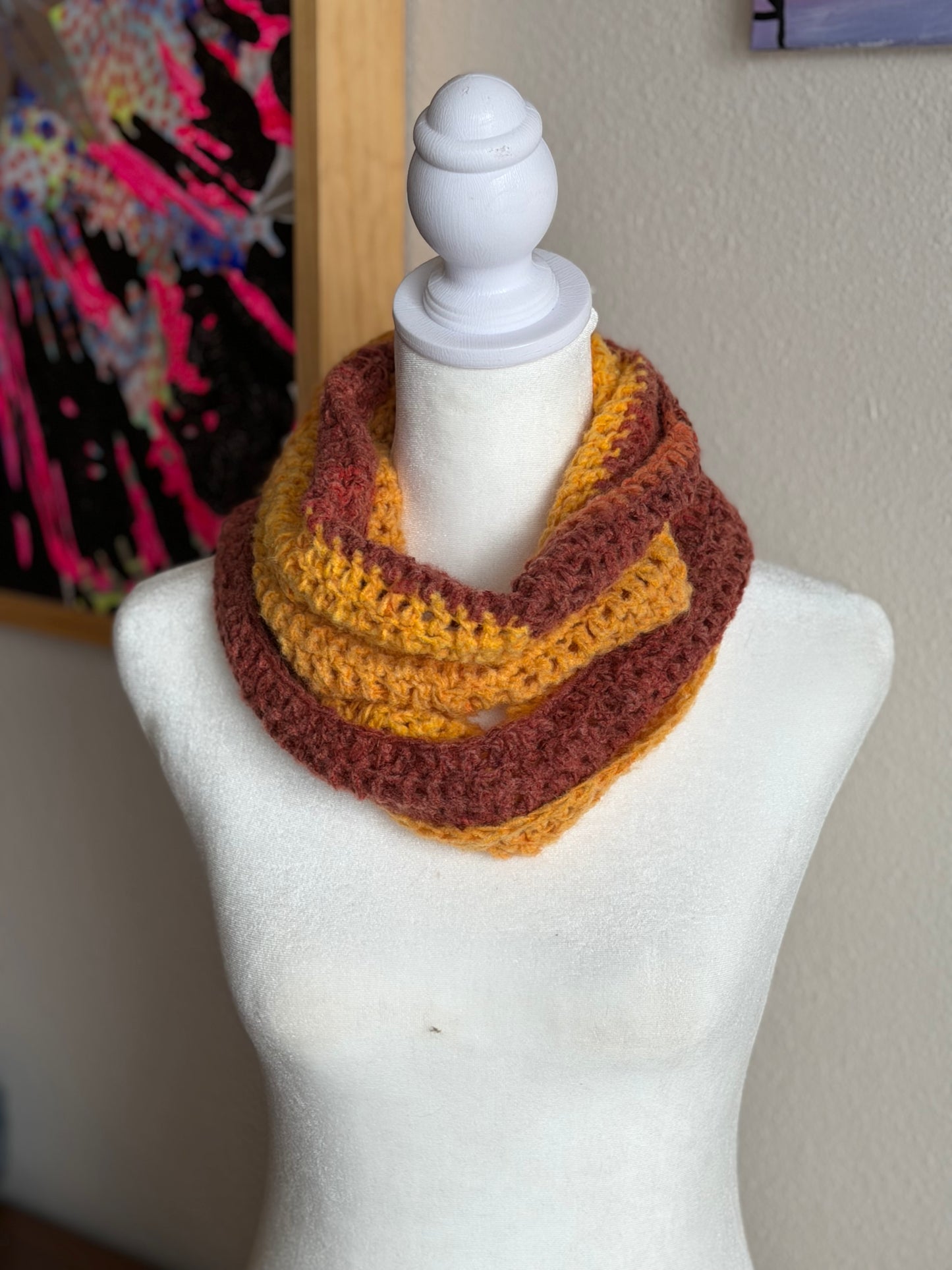 Crochet Infinity Scarf
